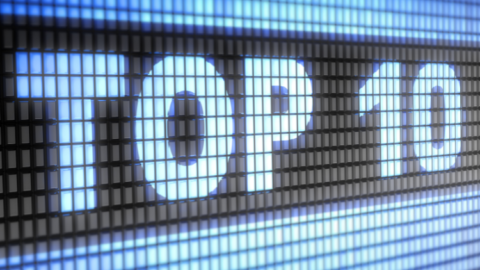 A blue screen with the words “top 10”. - JacRox