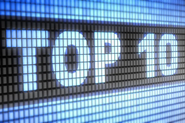 A blue screen with the words “top 10”. - JacRox