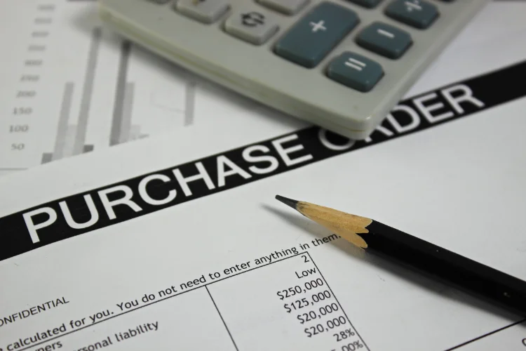 A purchase order - JacRox