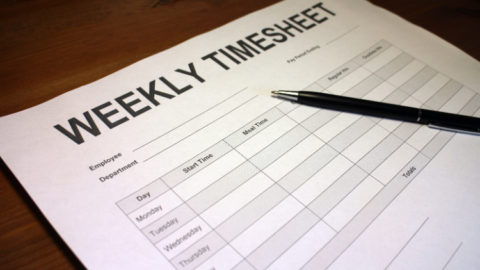 An employee timesheet - JacRox