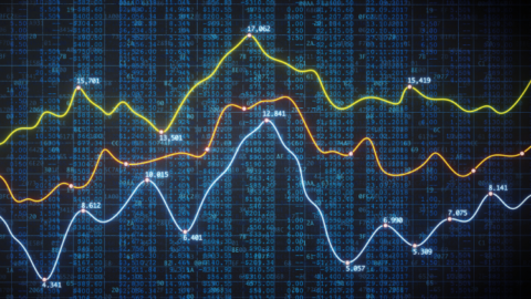 An image of a graph with financial forecasting features. - JacRox
