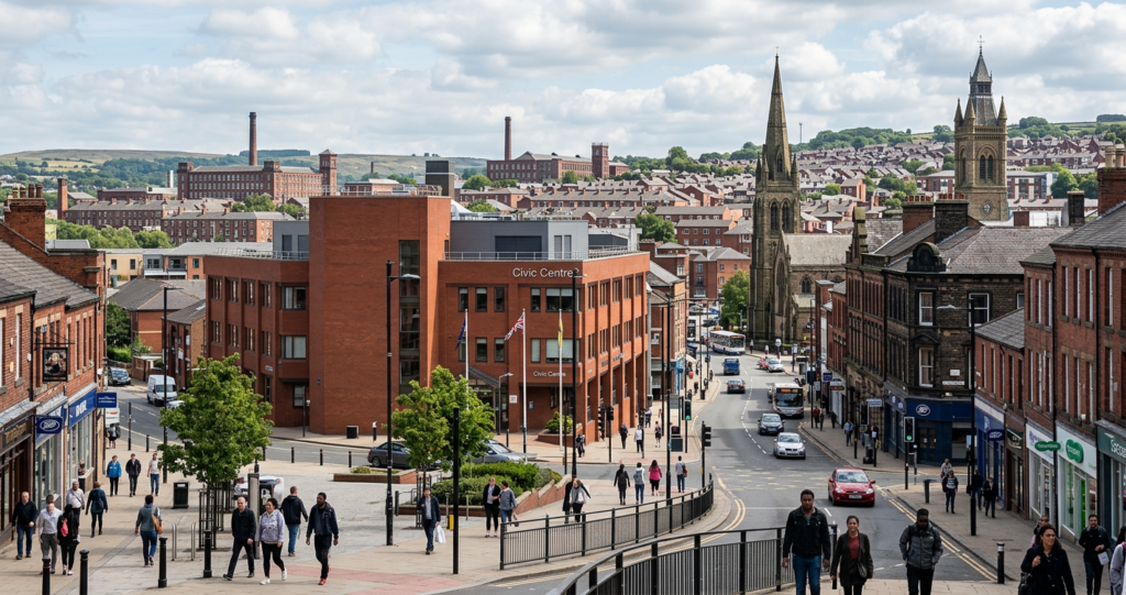 Oldham town centre - Xero accountants in Oldham